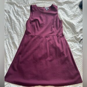 Burgundy Sleeveless Dress by Sears